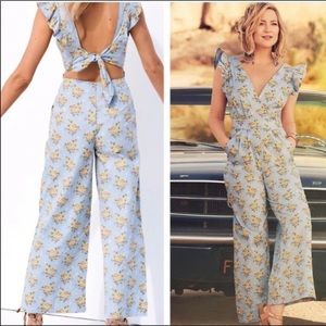 Happy x Nature by Kate Hudson Floral Jumpsuit Sz 10